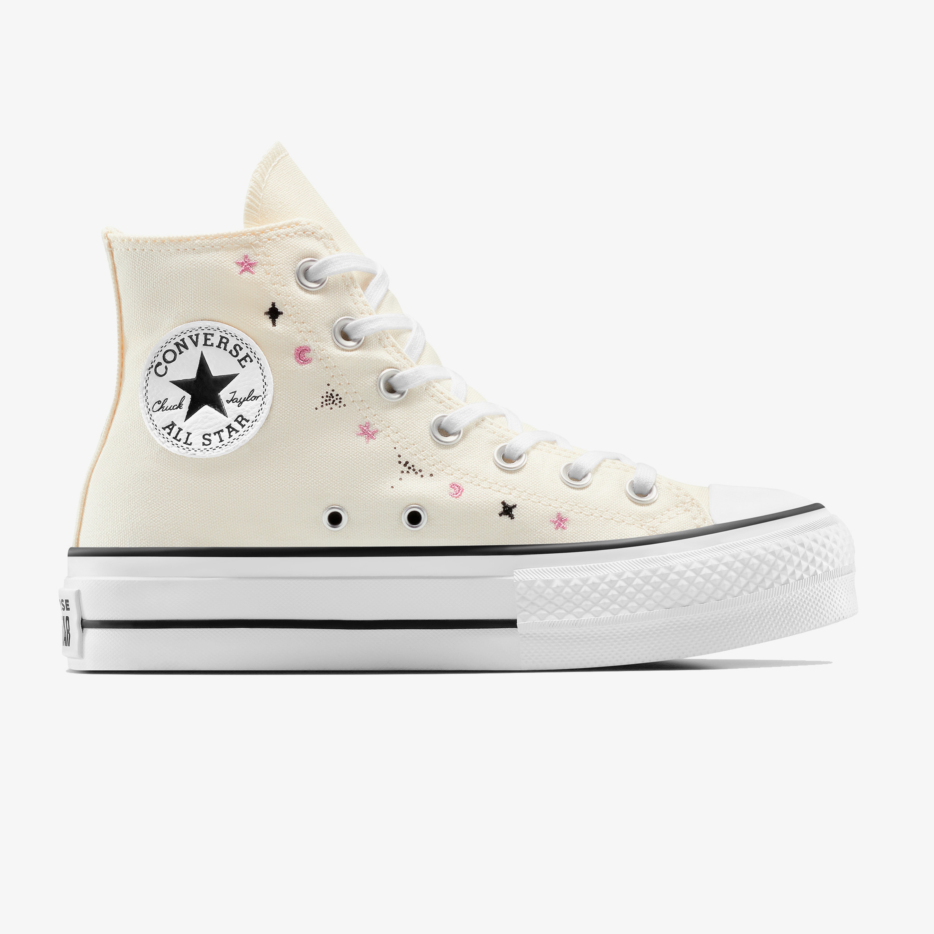Converse Chuck Taylor All Star Lift Platform Celestial Kadın Krem Sneaker
