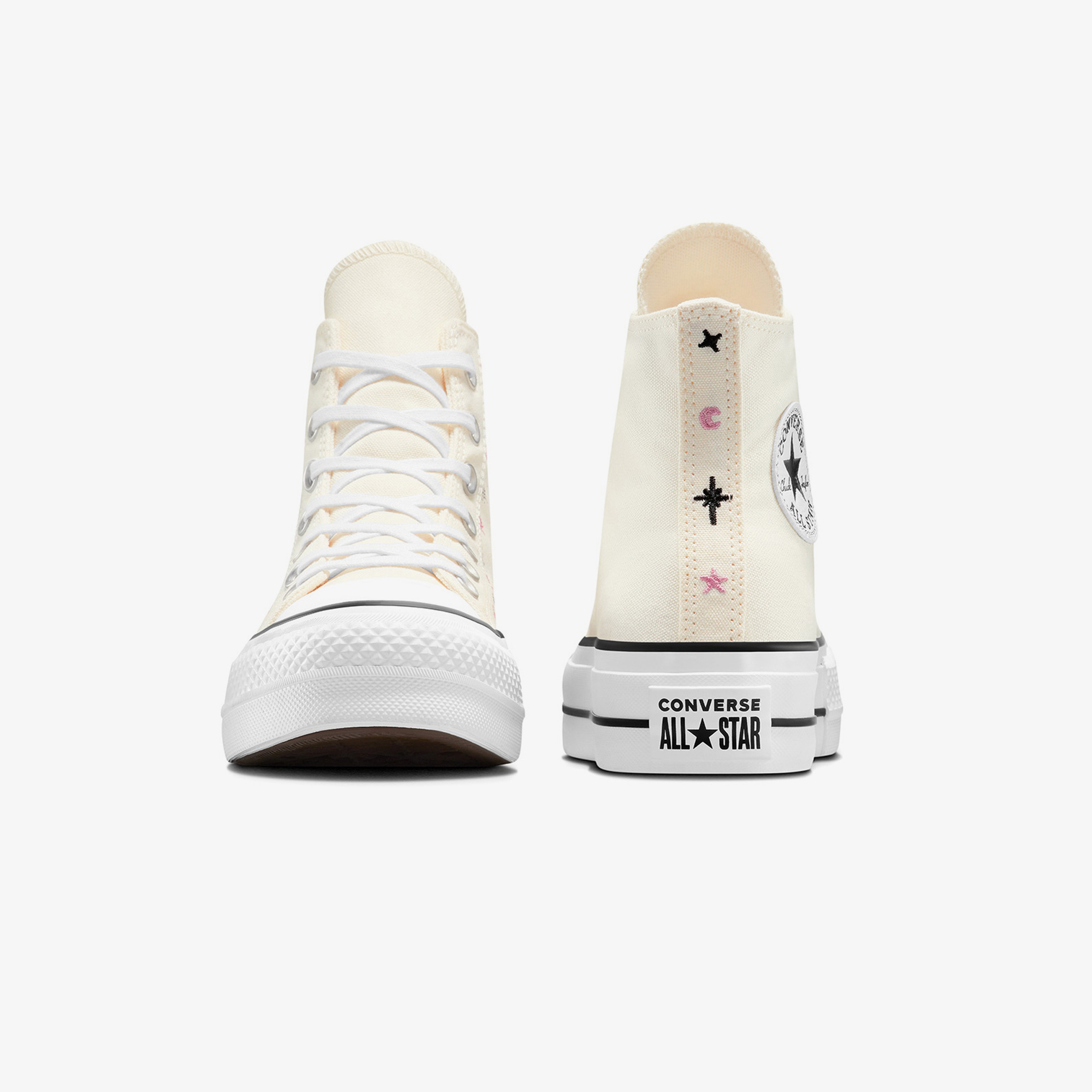 Converse Chuck Taylor All Star Lift Platform Celestial Kadın Krem Sneaker
