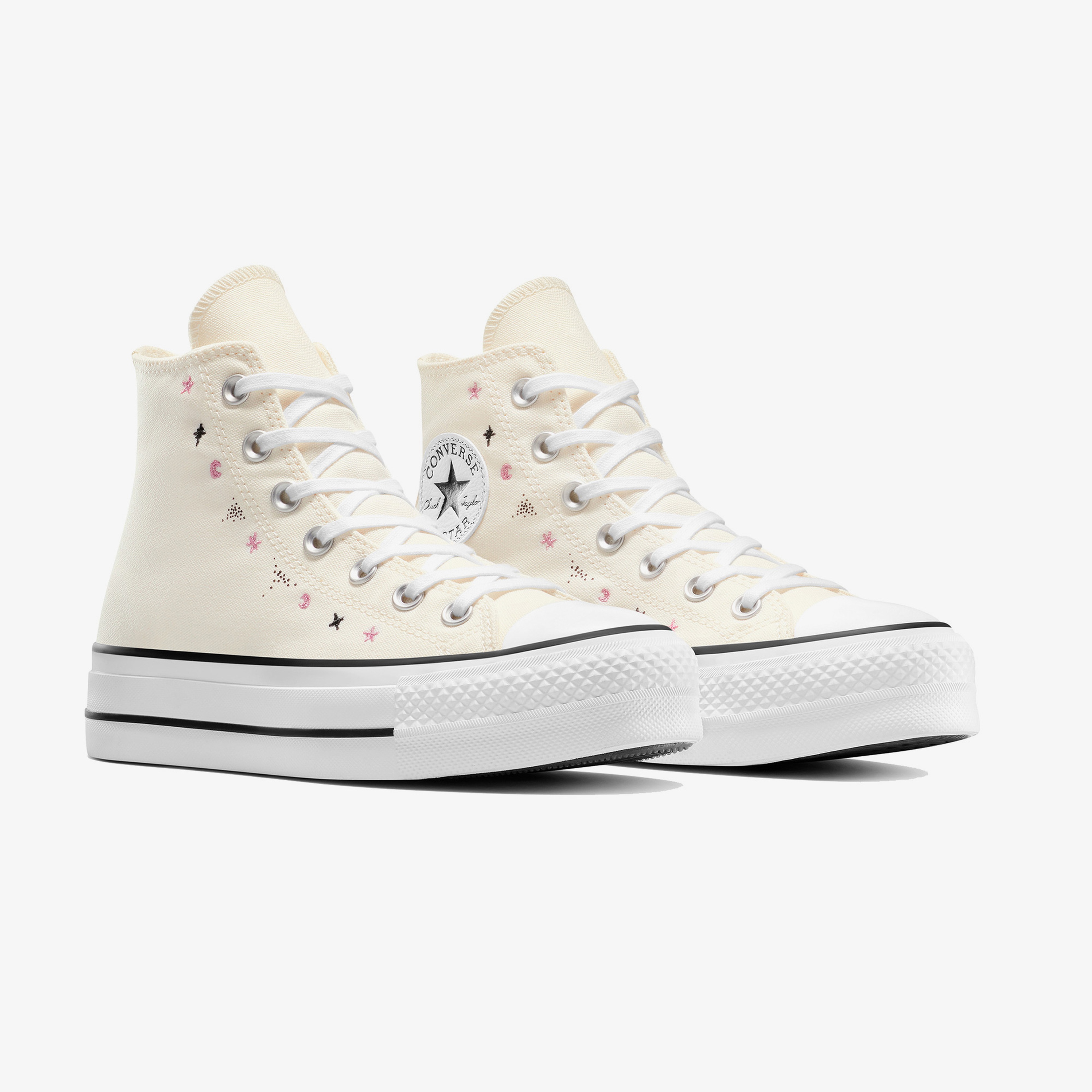 Converse Chuck Taylor All Star Lift Platform Celestial Kadın Krem Sneaker