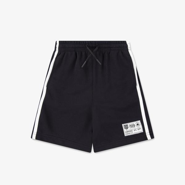 Converse Retro Side Stripe Çocuk Siyah Şort