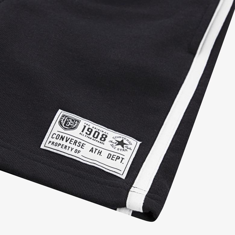 Converse Retro Side Stripe Çocuk Siyah Şort