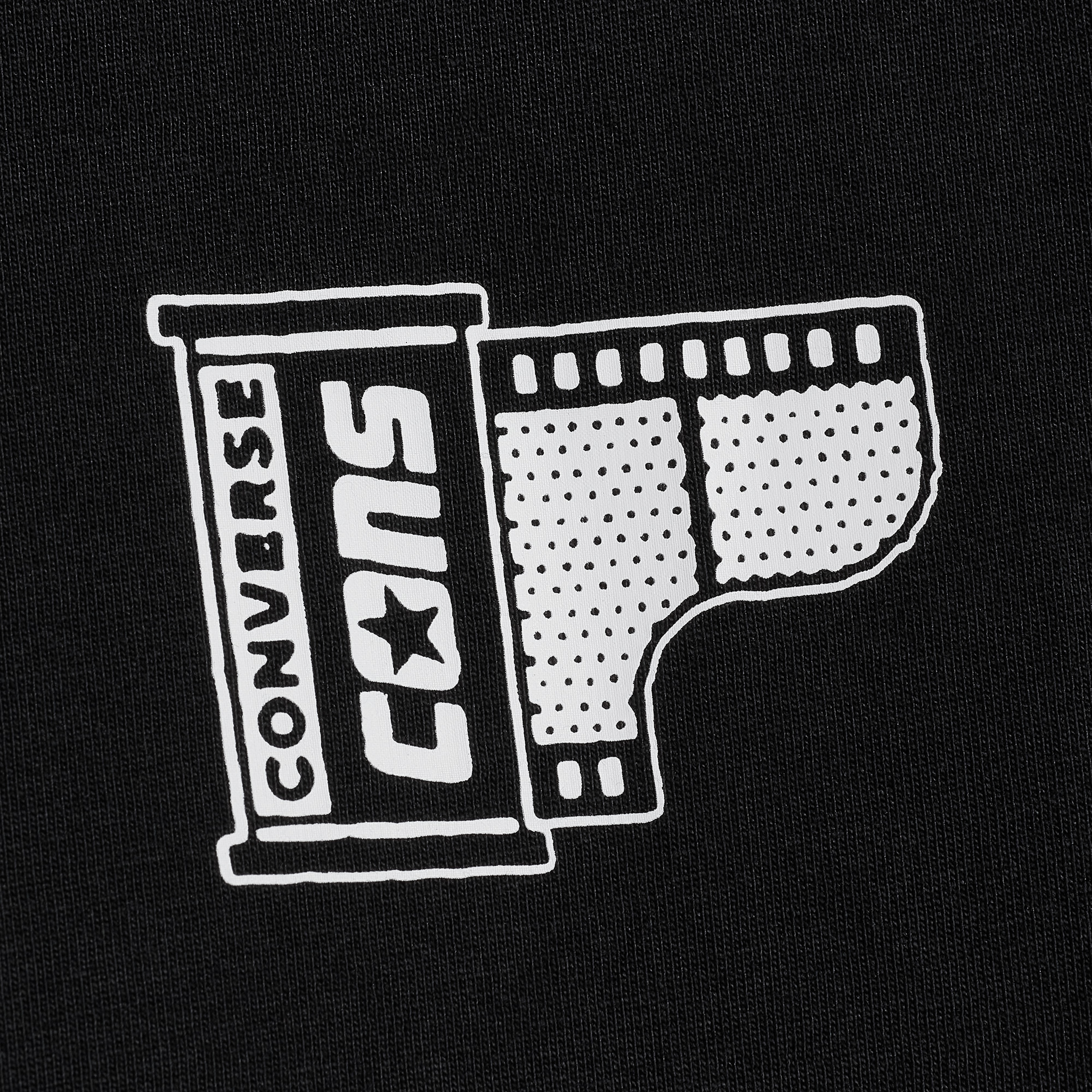 Converse Erkek Siyah T-Shirt