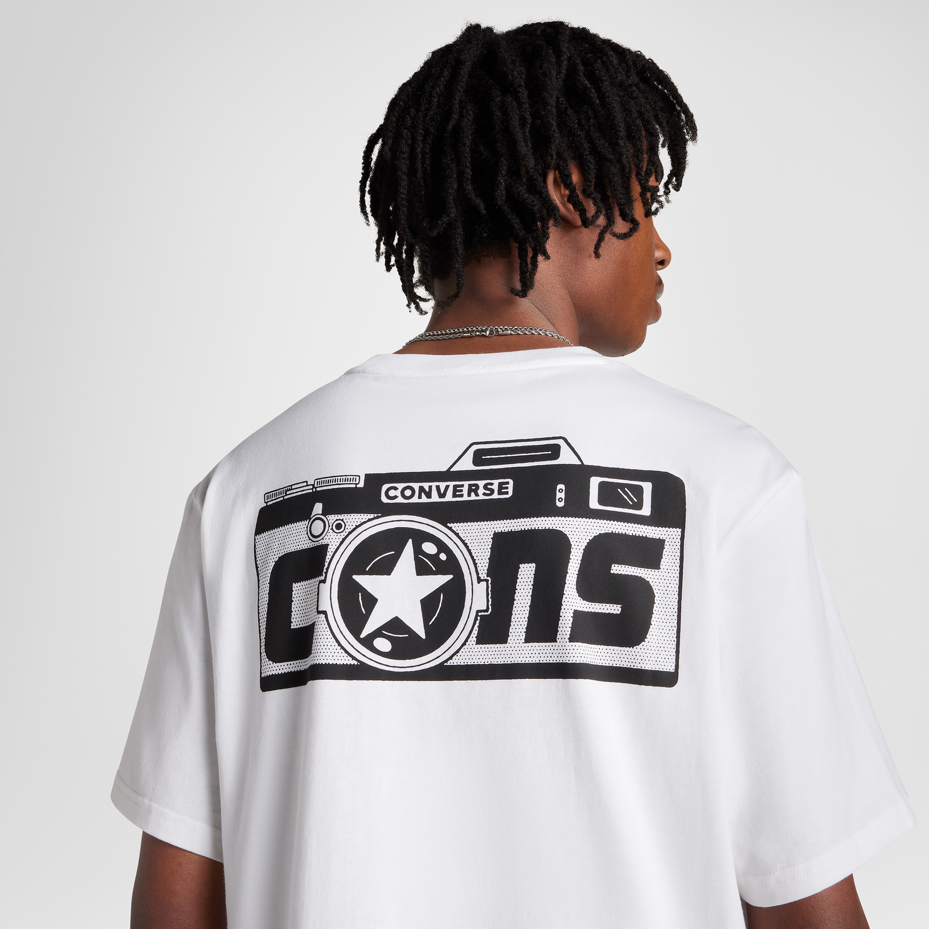 Converse Erkek Beyaz T-Shirt