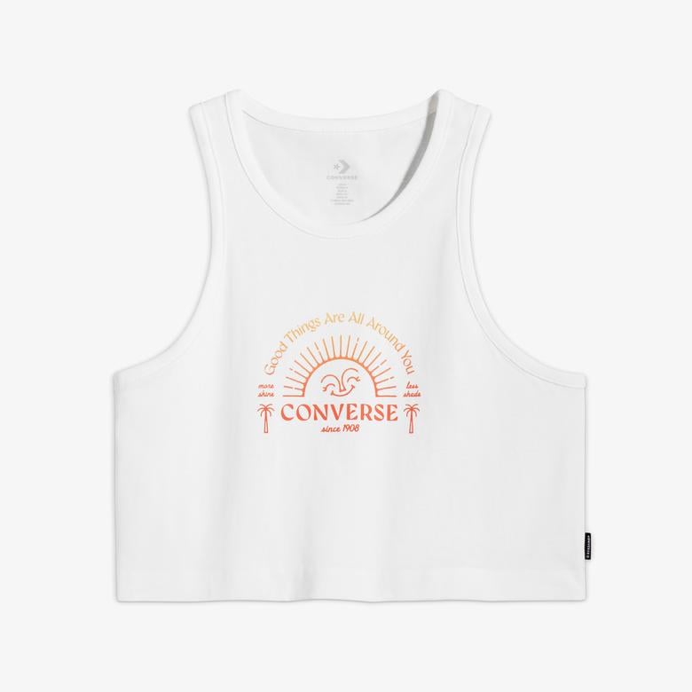 Converse Kadın Beyaz T-Shirt