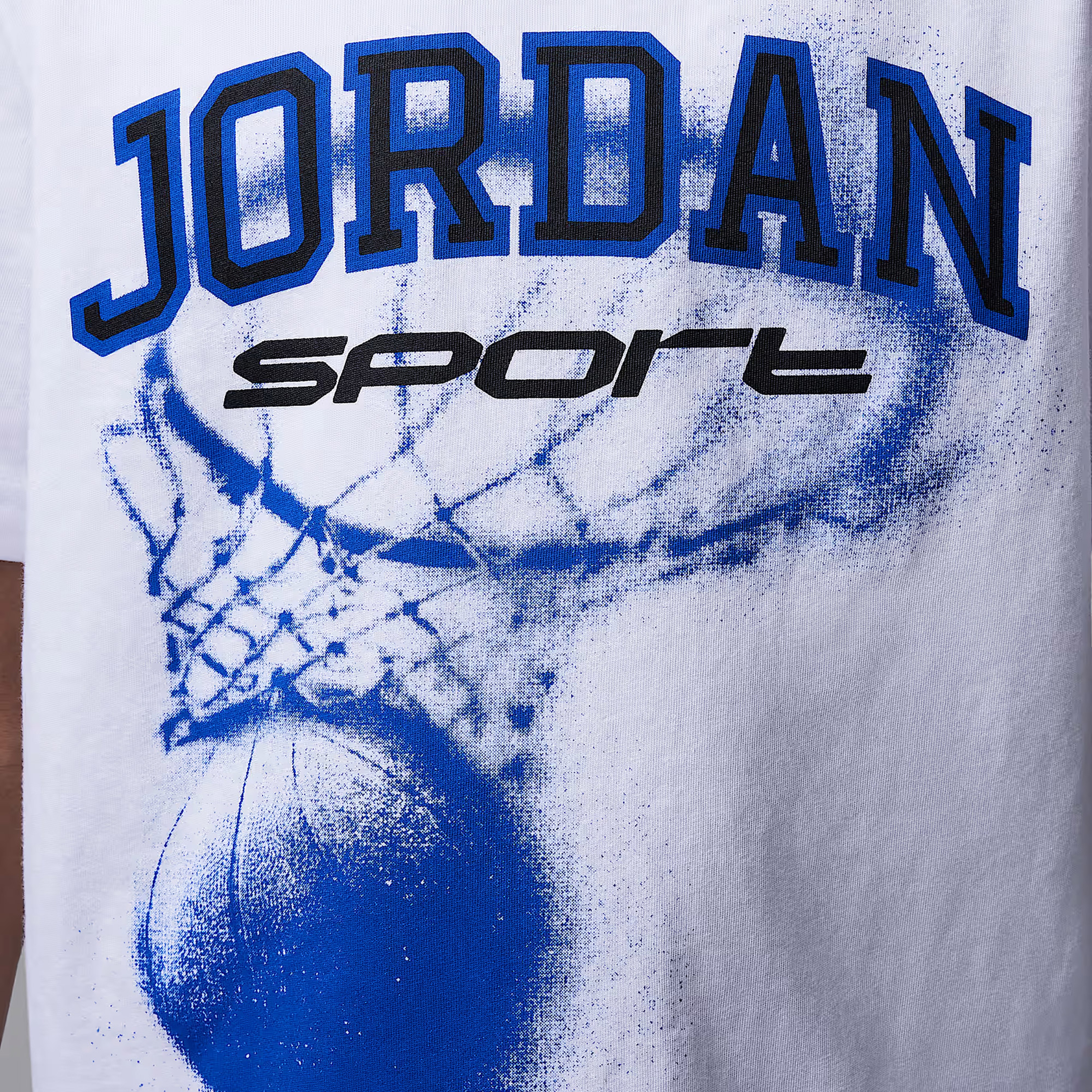 Jordan Dri Fit Hoop Çocuk Beyaz T-Shirt