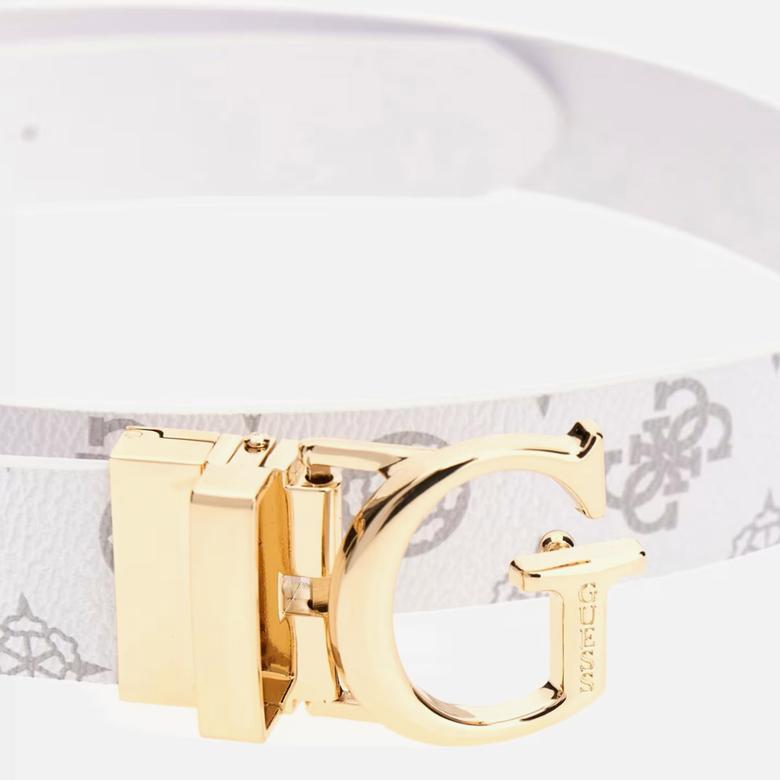 Guess Evelune Rev & Adj Pa P4430 Kadın Beyaz  Kemer