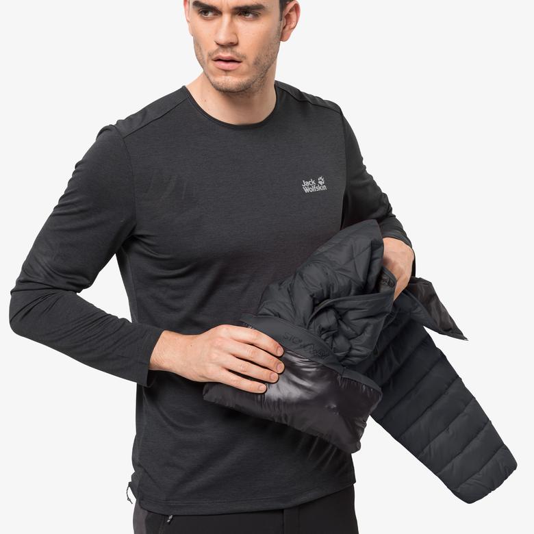 Jack Wolfskin Passamani Down Erkek Siyah Mont
