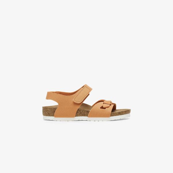 Birkenstock Colorado Tex Canvas Vegan Bebek Turuncu Sandalet