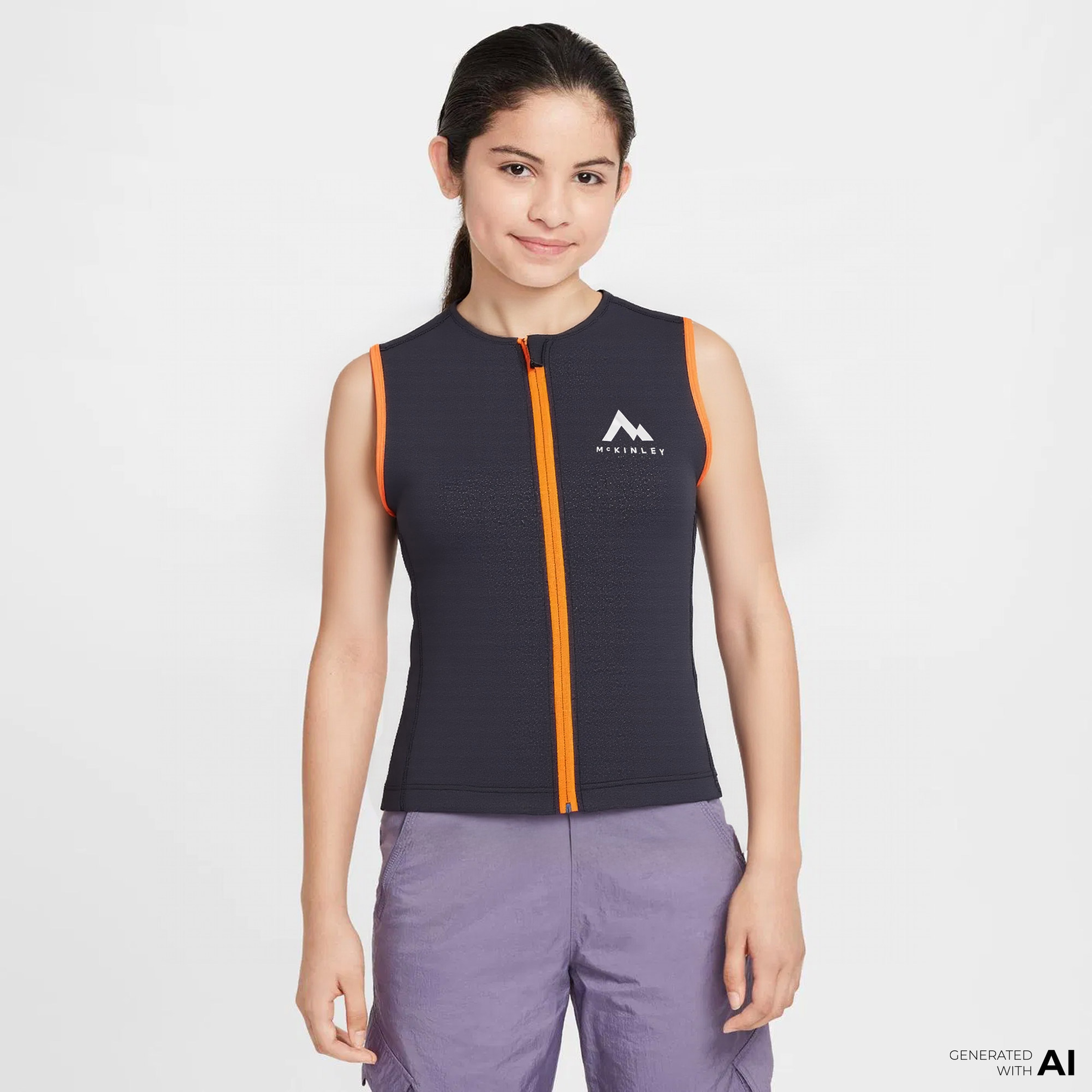 Mc Kinley Fortress 3.0 Çocuk Siyah Outdoor Yelek