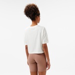 UNITED4 Comfort Krem Crop T-Shirt