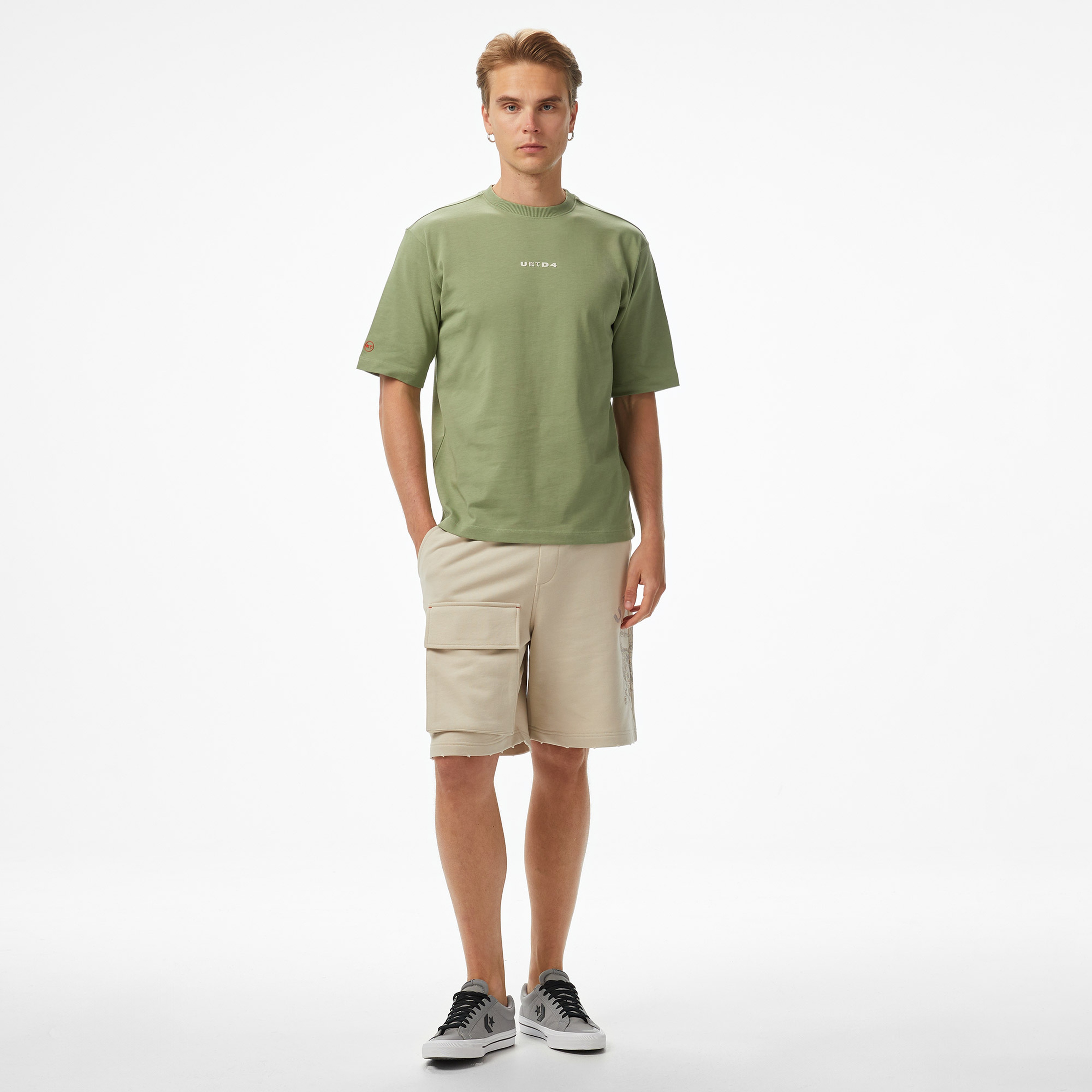 UNITED4 Erkek Haki T-Shirt