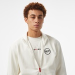 UNITED4 Motto Erkek Beyaz Hoodie