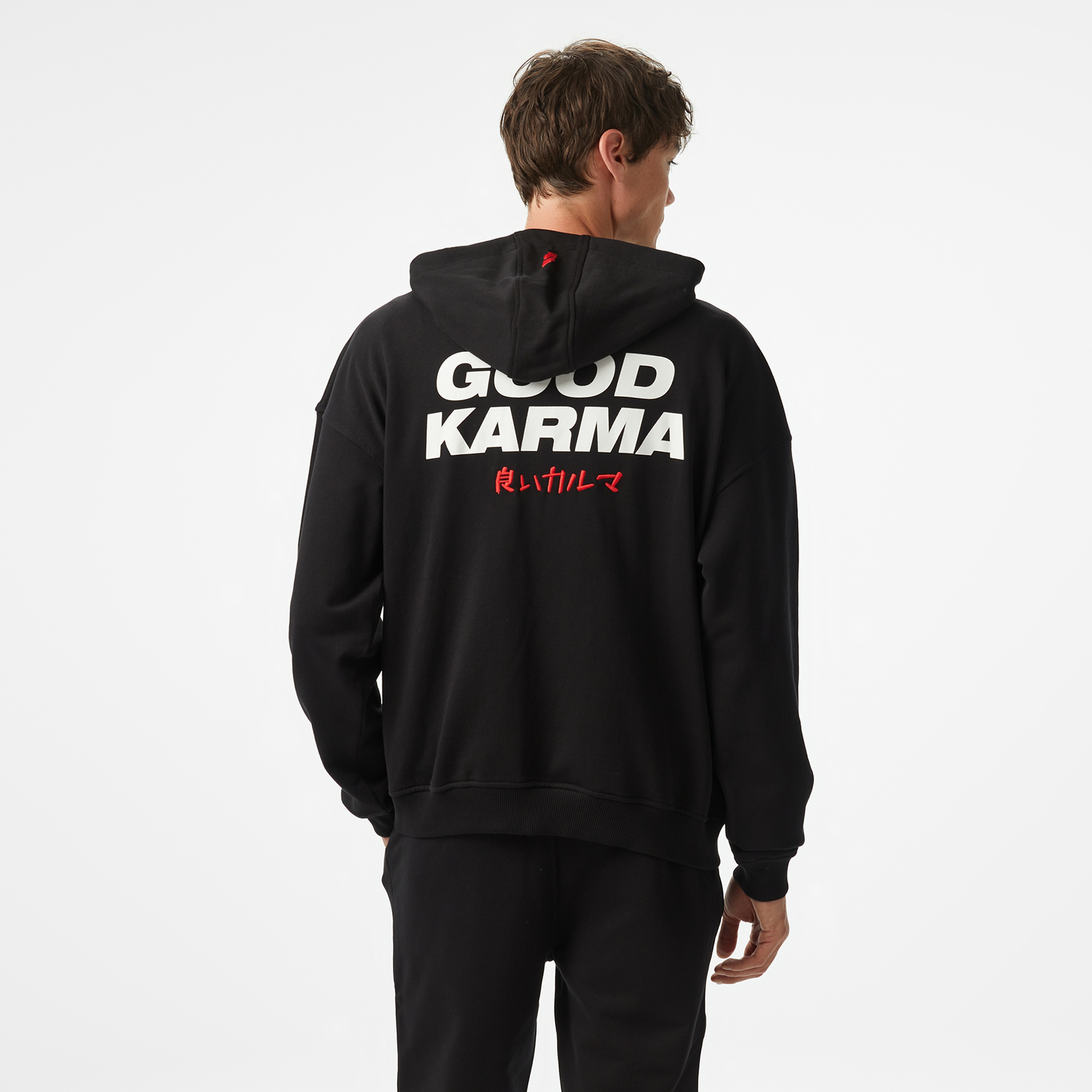 UNITED4 Monster Erkek Siyah Hoodie