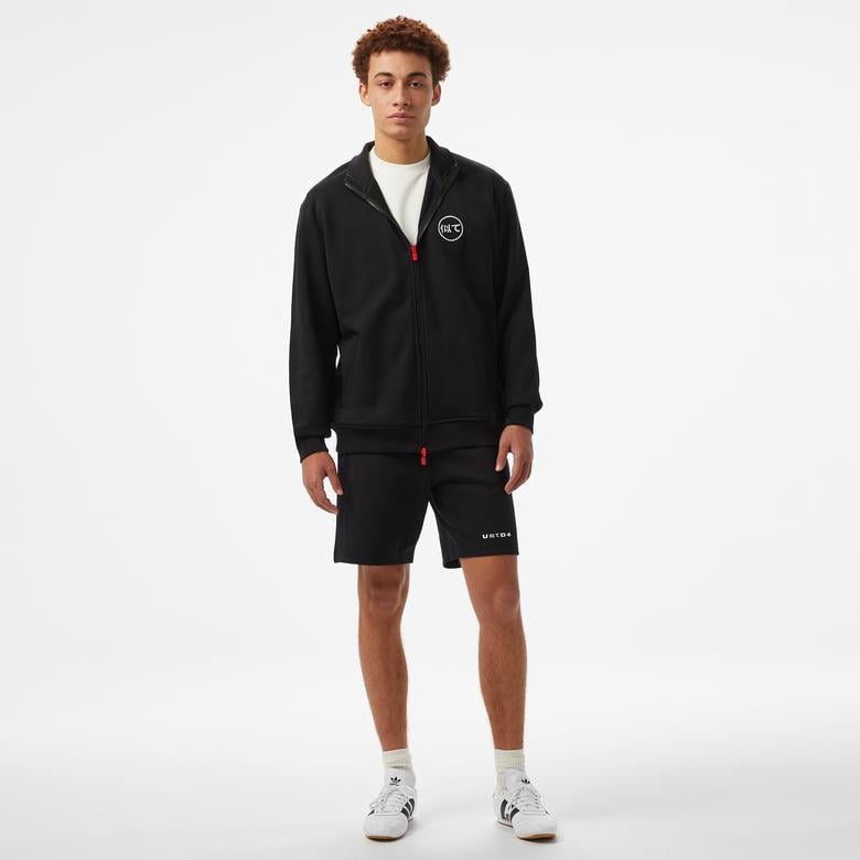 UNITED4 Motto Erkek Siyah Sweatshirt