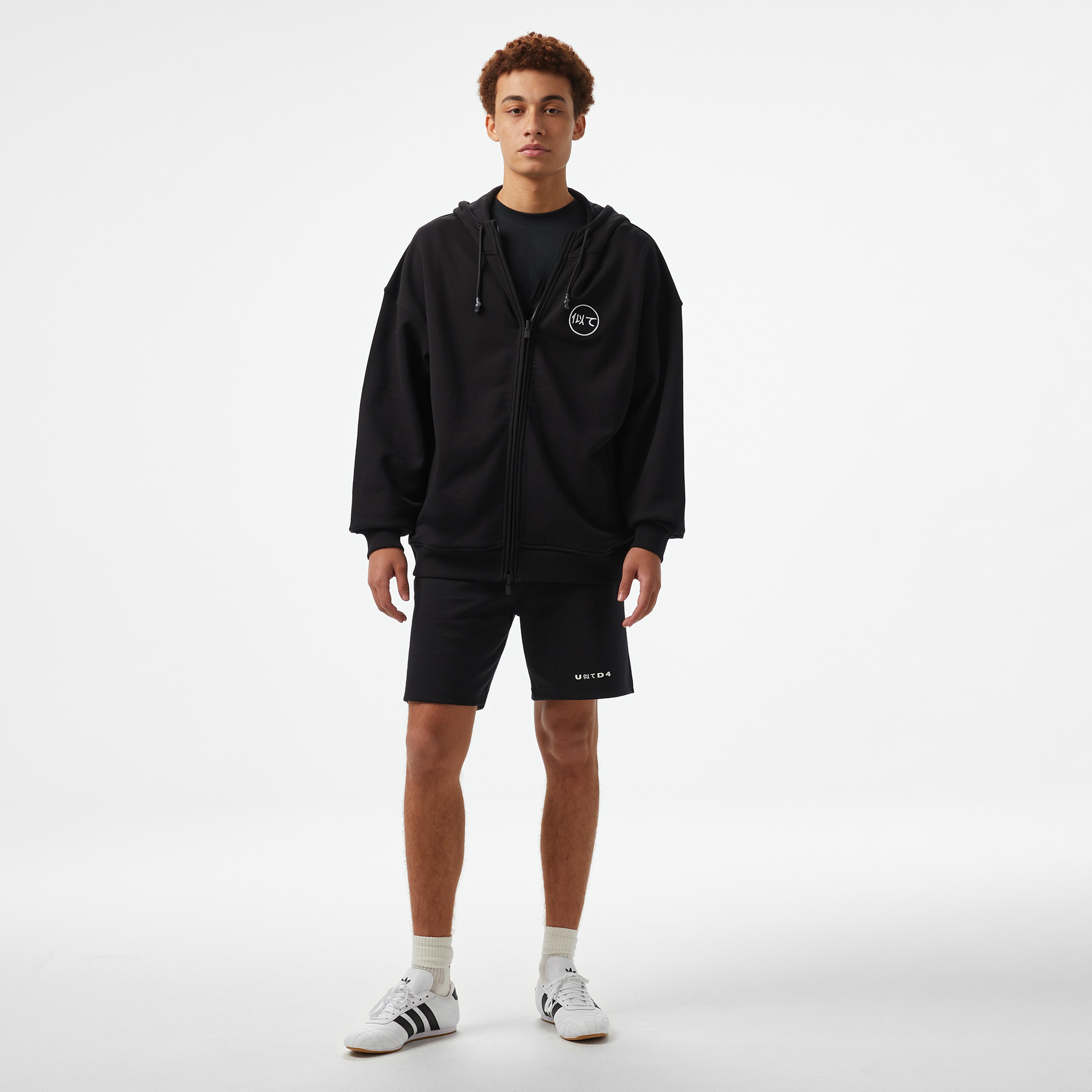 UNITED4 Erkek Siyah Oversize T-Shirt