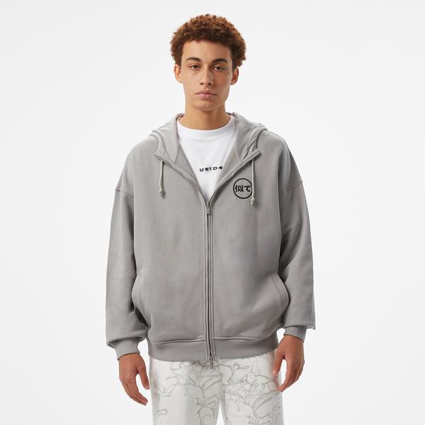UNITED4 Erkek Gri Oversize Sweatshirt