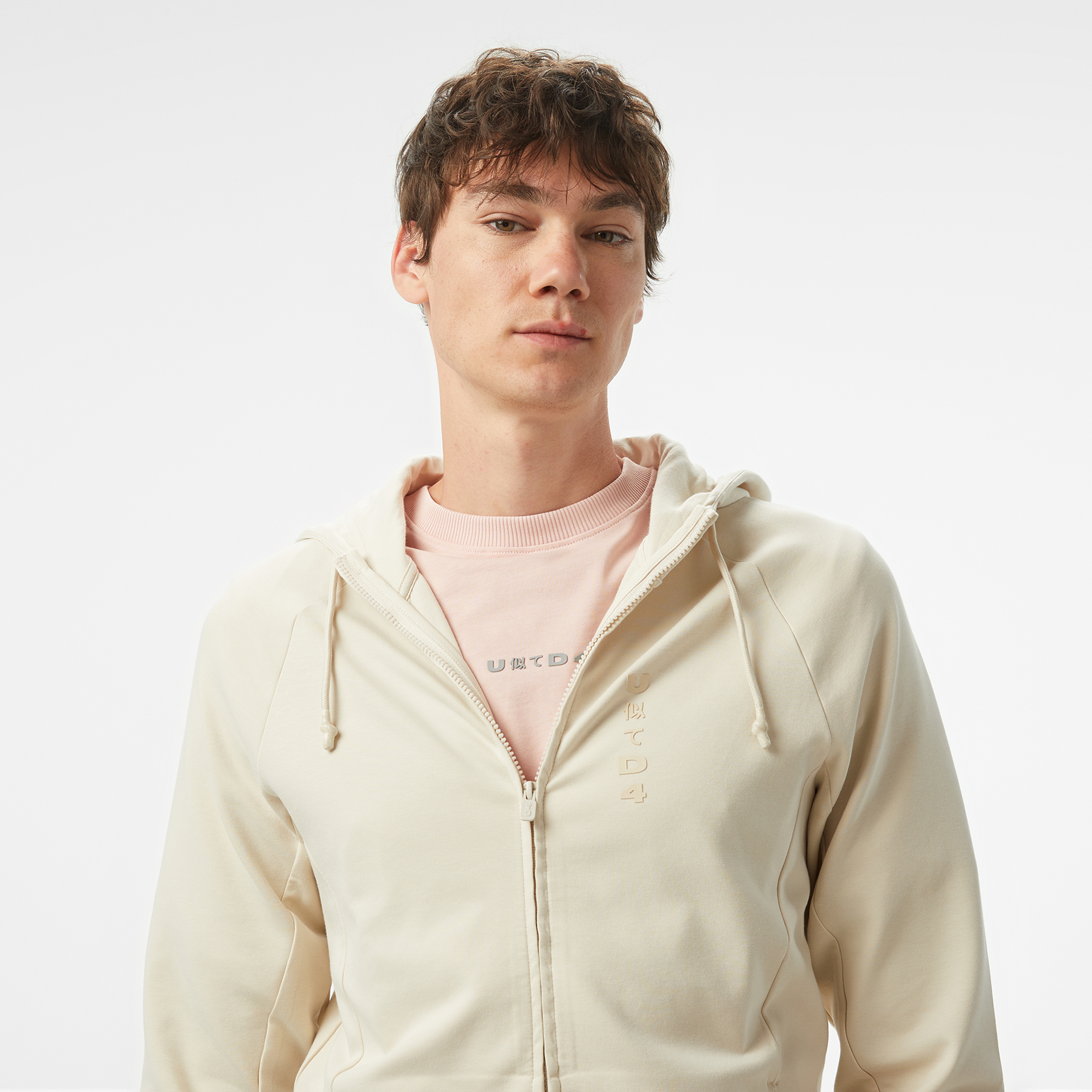 UNITED4 Erkek Krem Sweatshirt