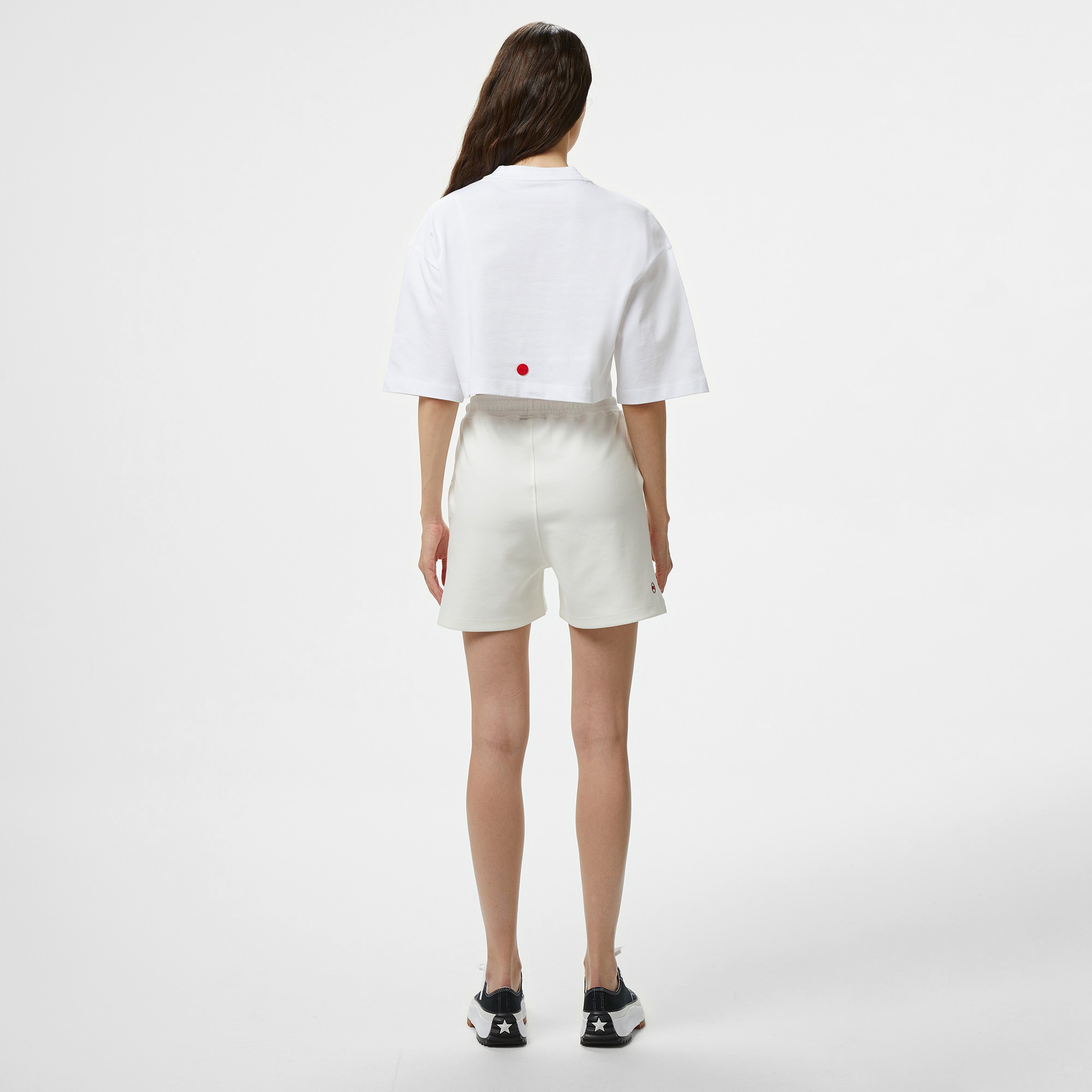 UNITED4 Örme Kadın Bej Şort