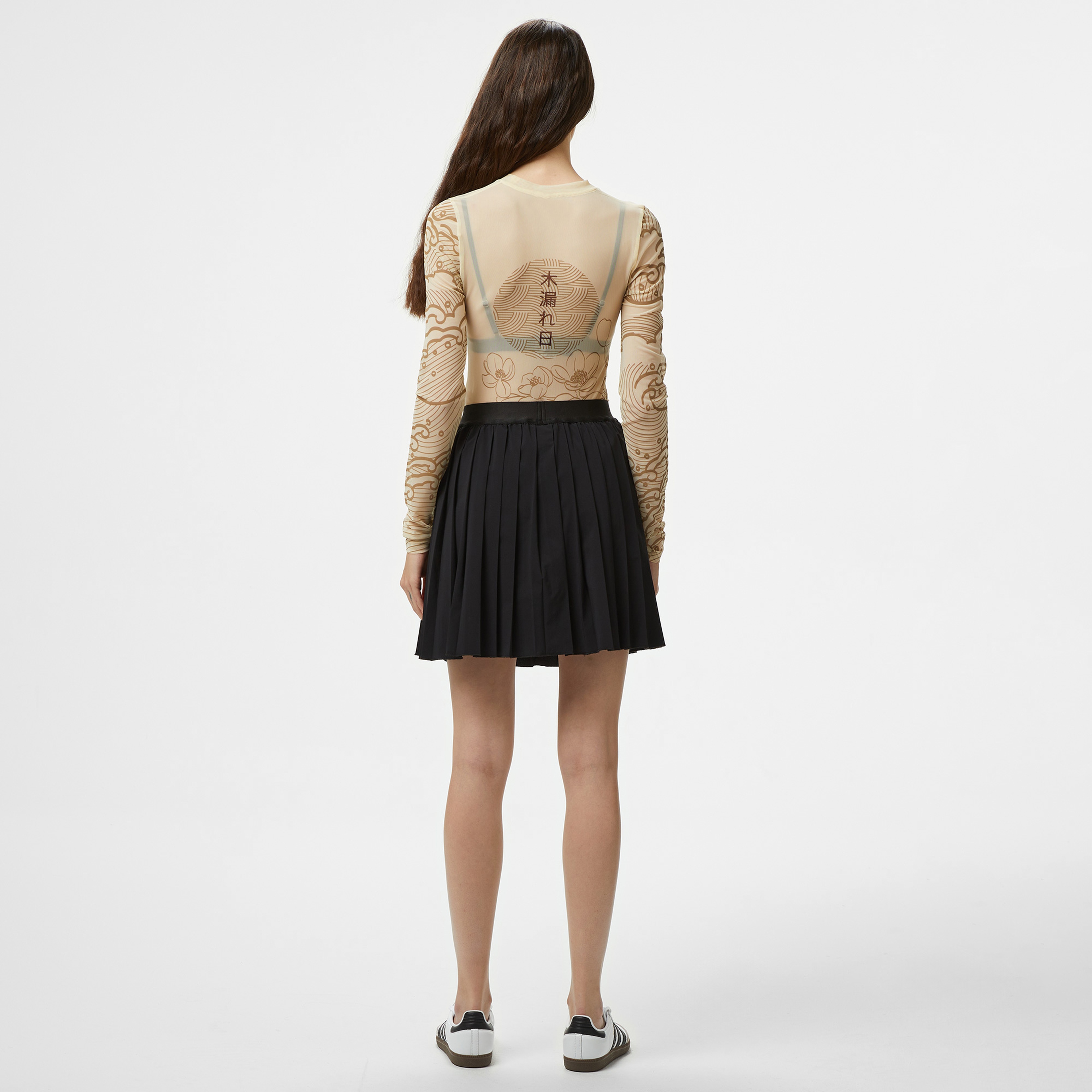 UNITED4 Kadın Siyah Etek