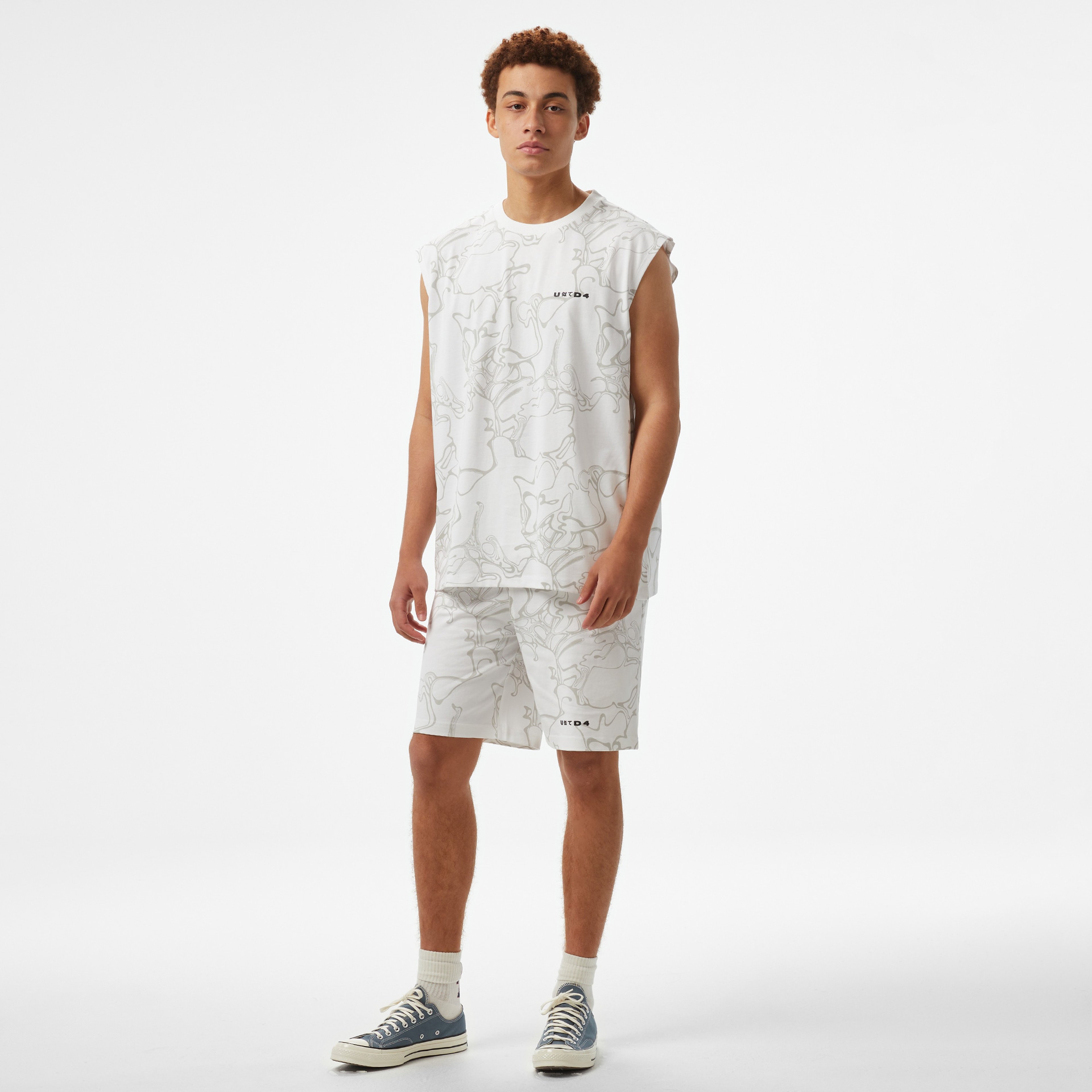 UNITED4 Erkek Krem Şort