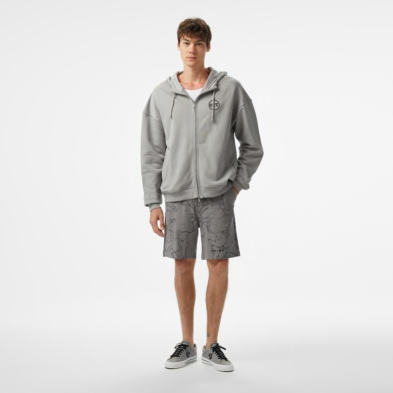 UNITED4 Erkek Gri Şort