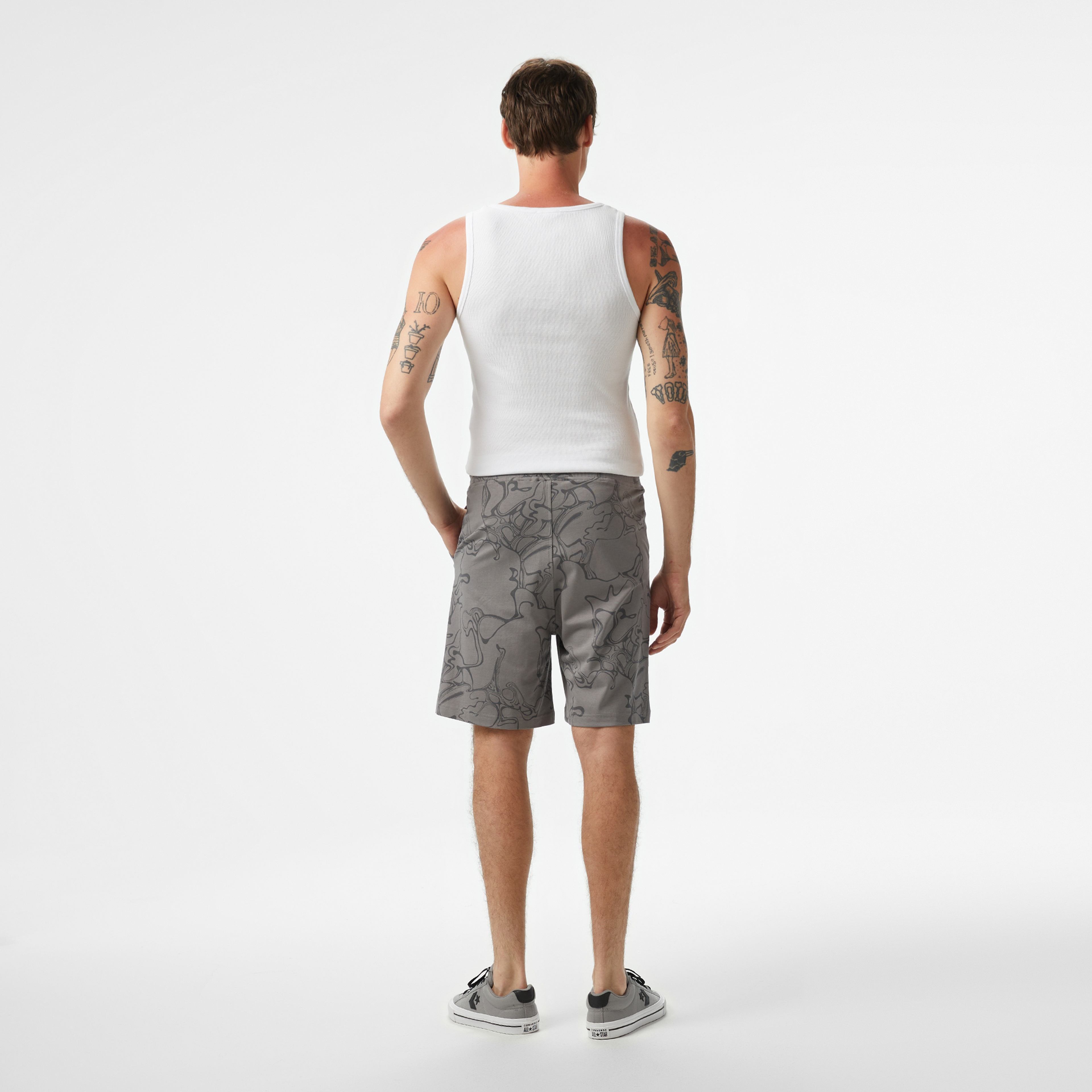 UNITED4 Erkek Gri Şort