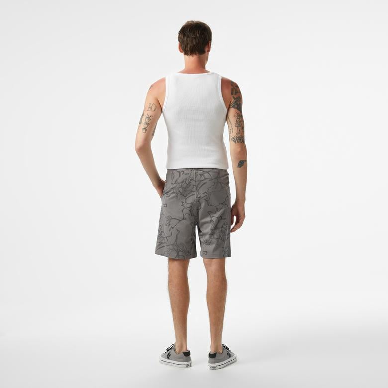 UNITED4 Erkek Gri Şort