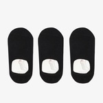 UNITED4 Unisex 3'lü Siyah Babet Çorap