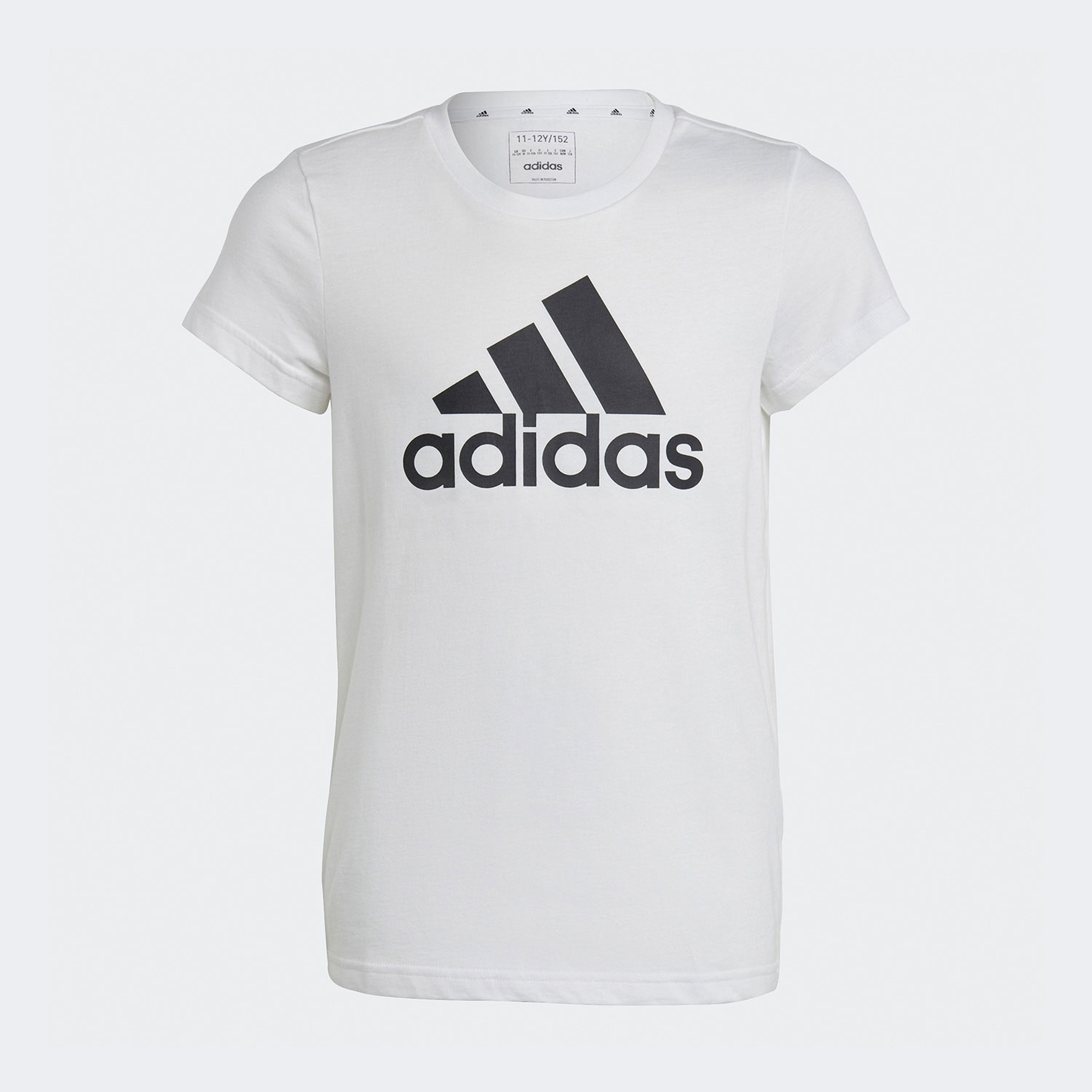 adidas Essentials Big Logo Cotton  Çocuk Beyaz T-Shirt