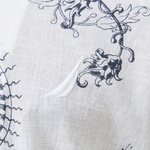 Nautica Erkek Beyaz Classic Fit Desenli Gömlek