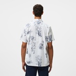 Nautica Erkek Beyaz Classic Fit Desenli Gömlek