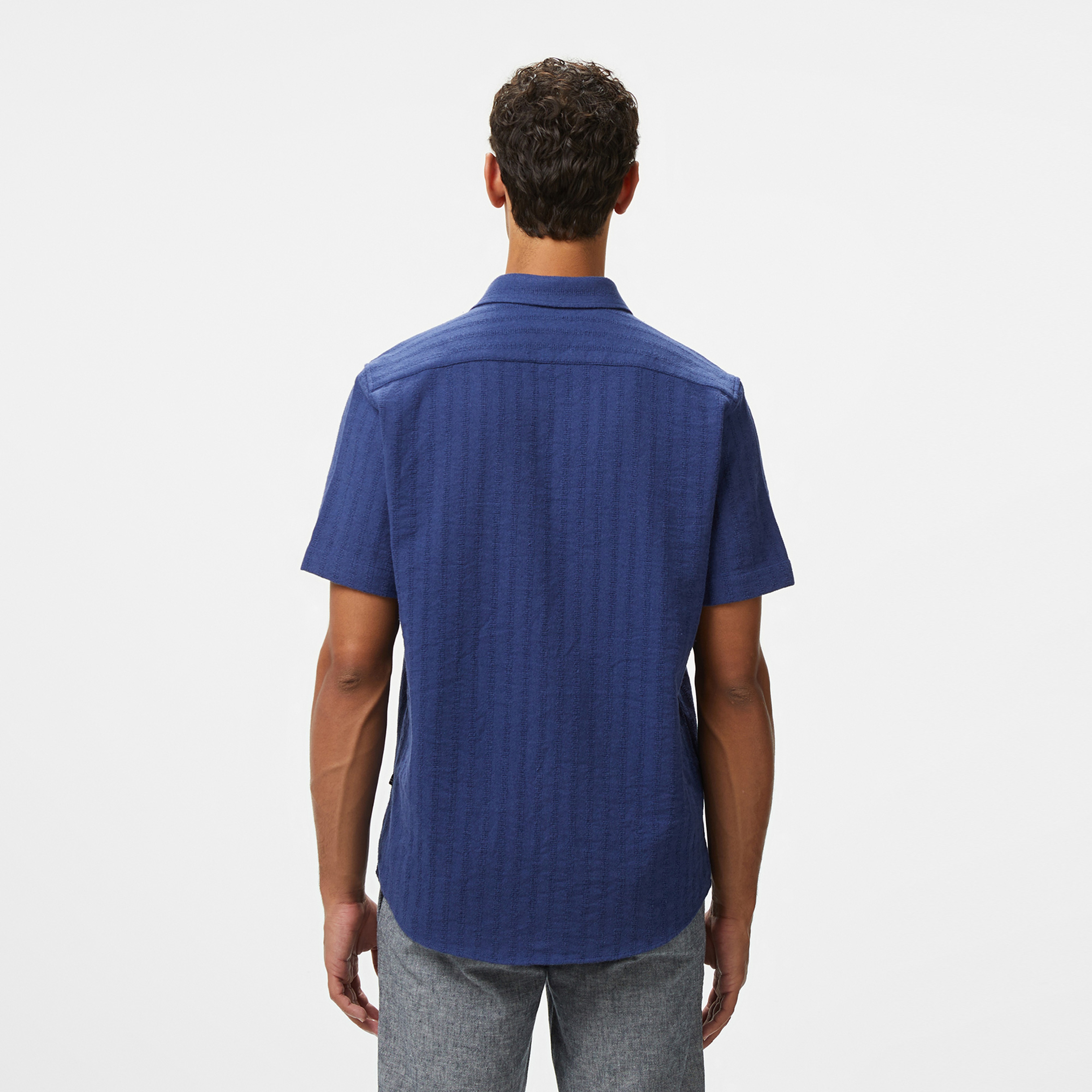 Nautica Erkek Lacivert Classic Fit Gömlek