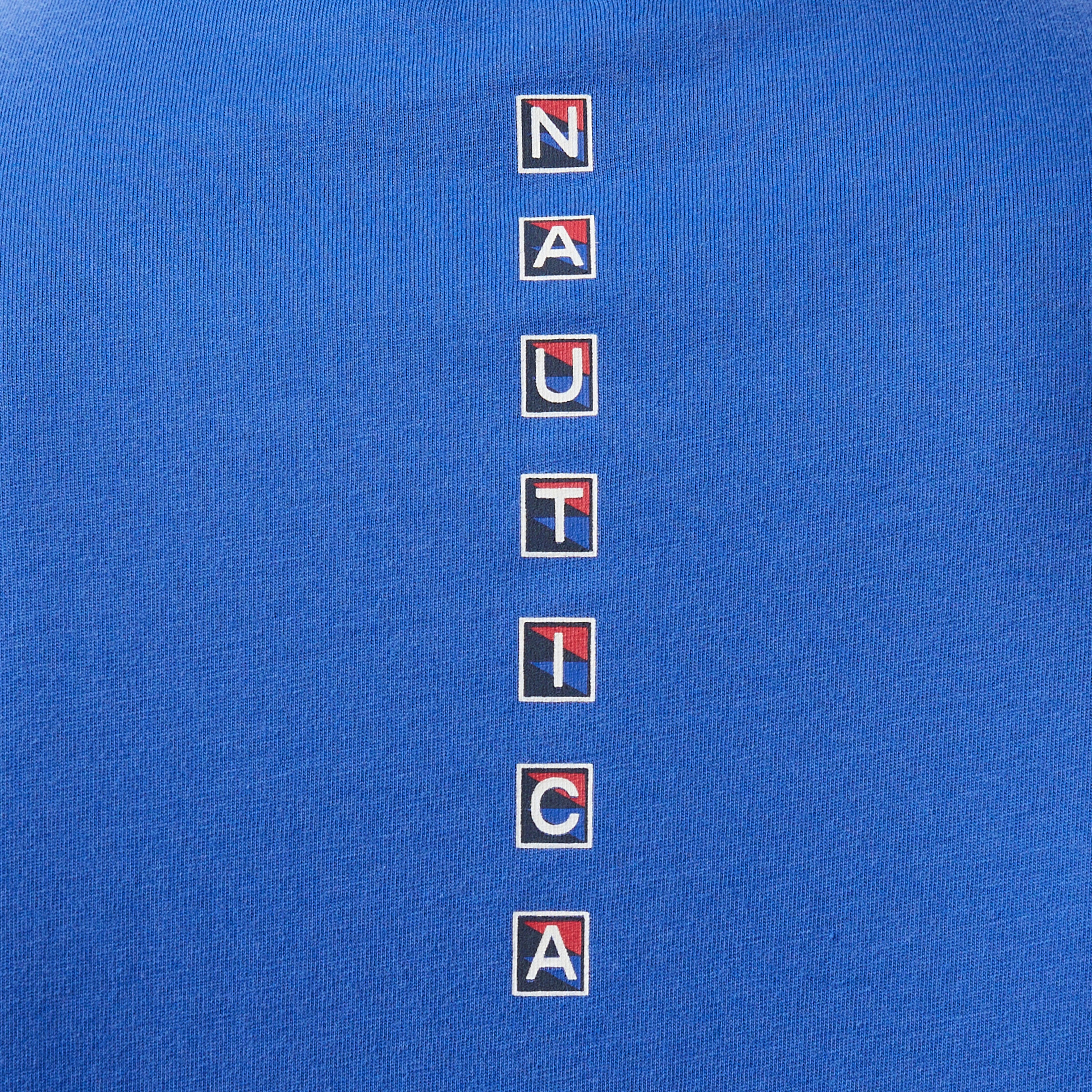 Nautica Erkek Mavi Regular Fit T-Shirt