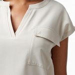 Nautica Kadın Bej Relaxed Fit Gömlek