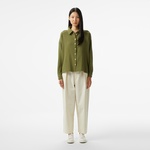 Nautica Kadın Yeşil Oversize Fit Gömlek