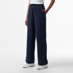 Nautica Kadın Lacivert Regular Fit Keten Karışımlı Pantolon