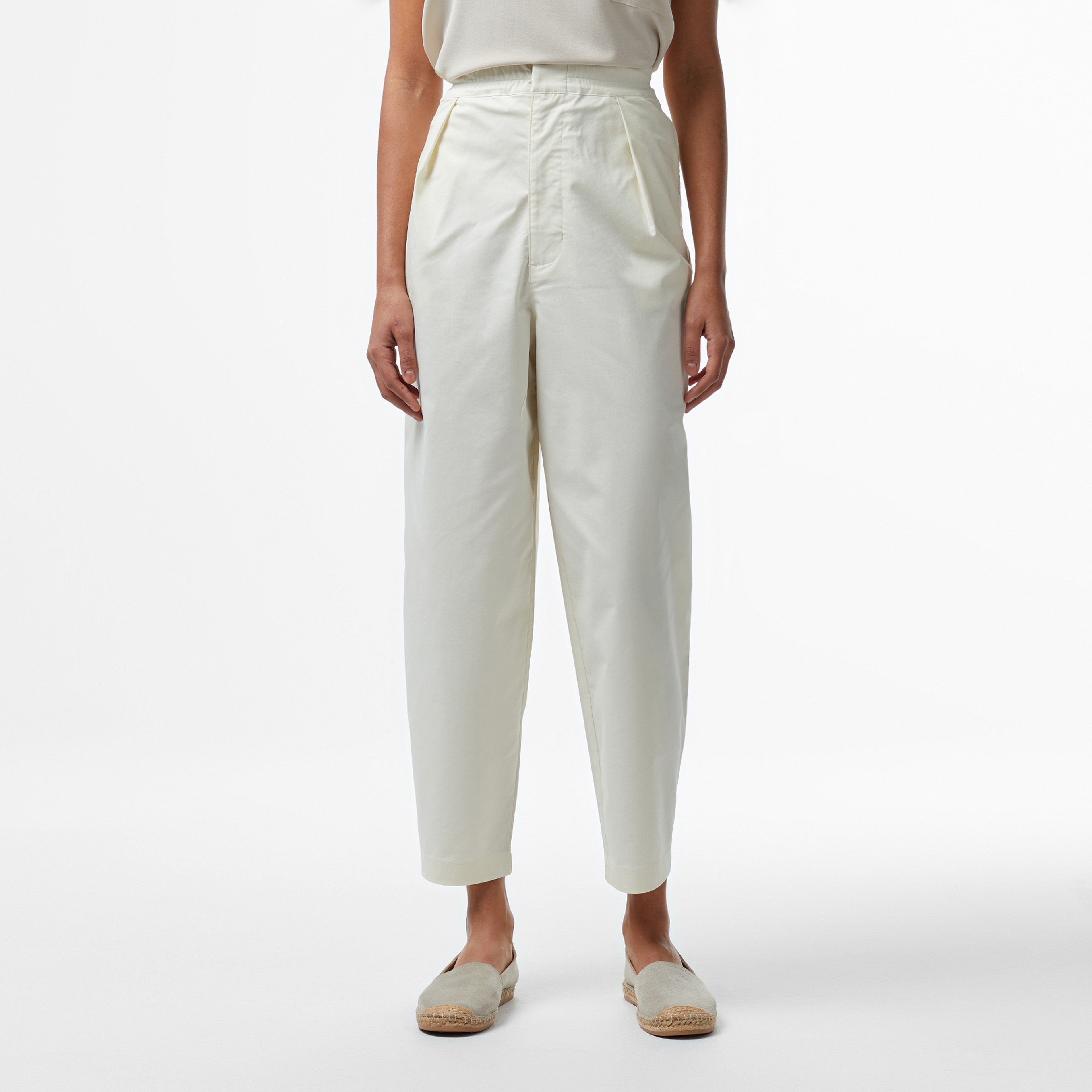 Nautica Kadın Krem Relaxed Fit Pantolon