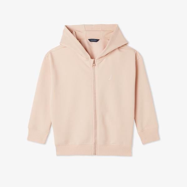 Nautica Kız Çocuk Pembe Standart Fit Kapüşonlu Sweatshirt