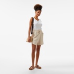 Nautica Kadın Krem Regular Fit Şort