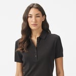 Nautica Kadın Siyah Regular Fit Polo Yaka T-Shirt