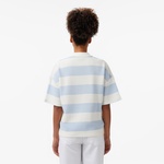 Nautica Kadın Mavi Regular Fit Çizgili Polo Yaka T-Shirt