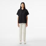 Nautica Kadın Siyah Relaxed Fit Kapüşonlu Sweatshirt