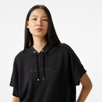 Nautica Kadın Siyah Relaxed Fit Kapüşonlu Sweatshirt