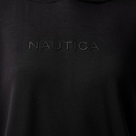 Nautica Kadın Siyah Relaxed Fit Kapüşonlu Sweatshirt