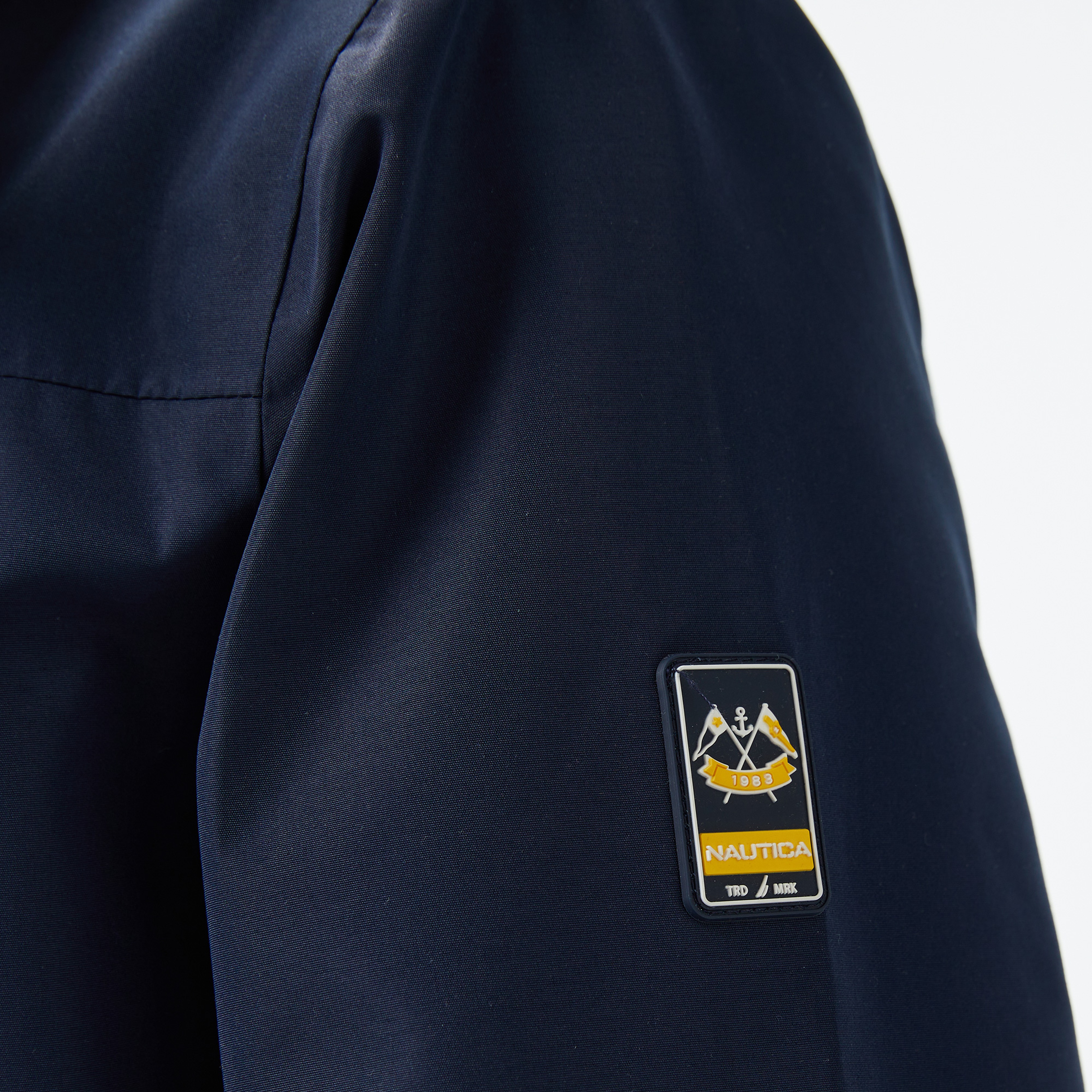 Nautica Erkek Lacivert Regular Fit Dik Yaka Mont