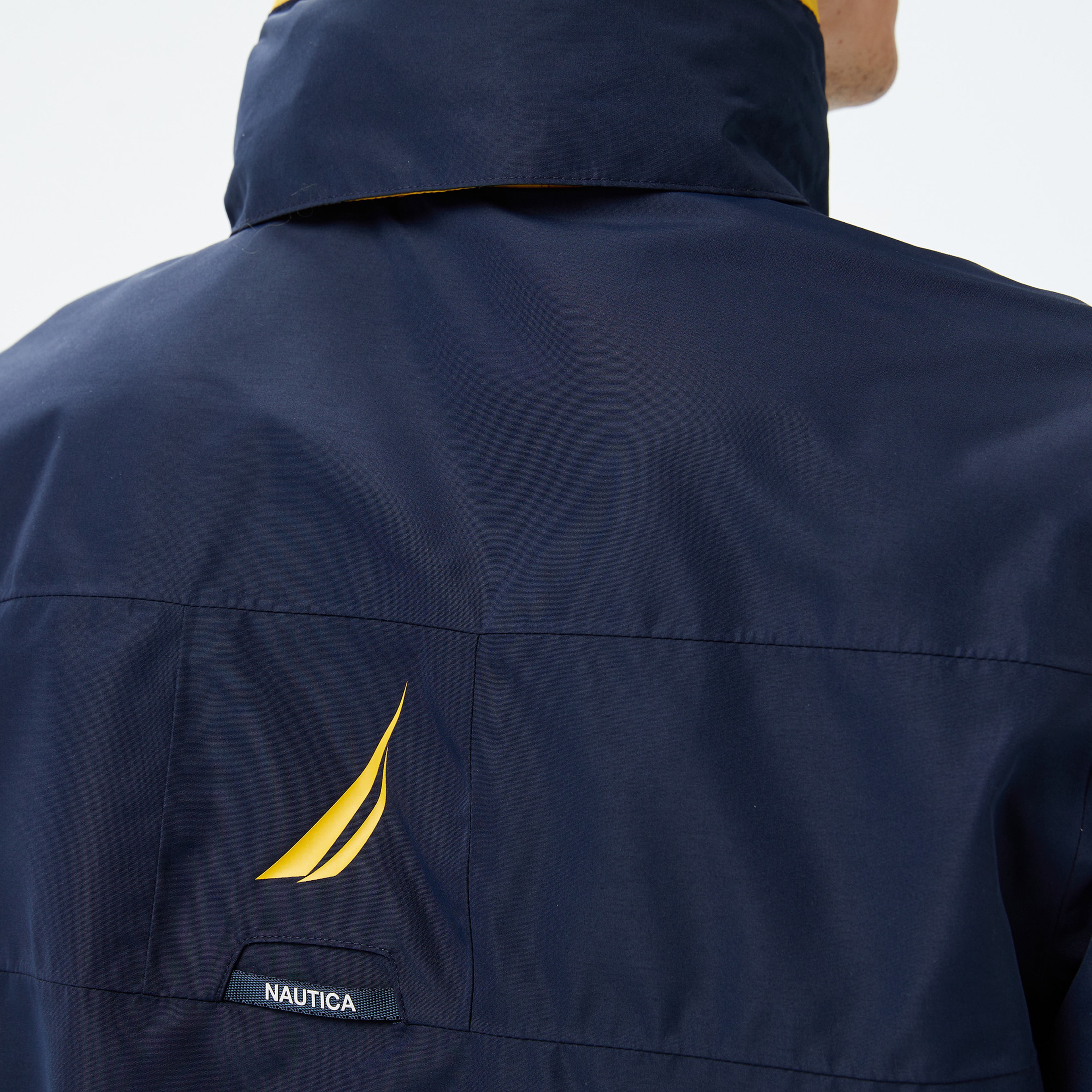 Nautica Erkek Lacivert Regular Fit Dik Yaka Mont