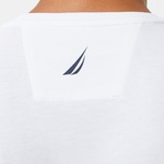 Nautica Erkek Beyaz Regular Fit Baskılı T-Shirt