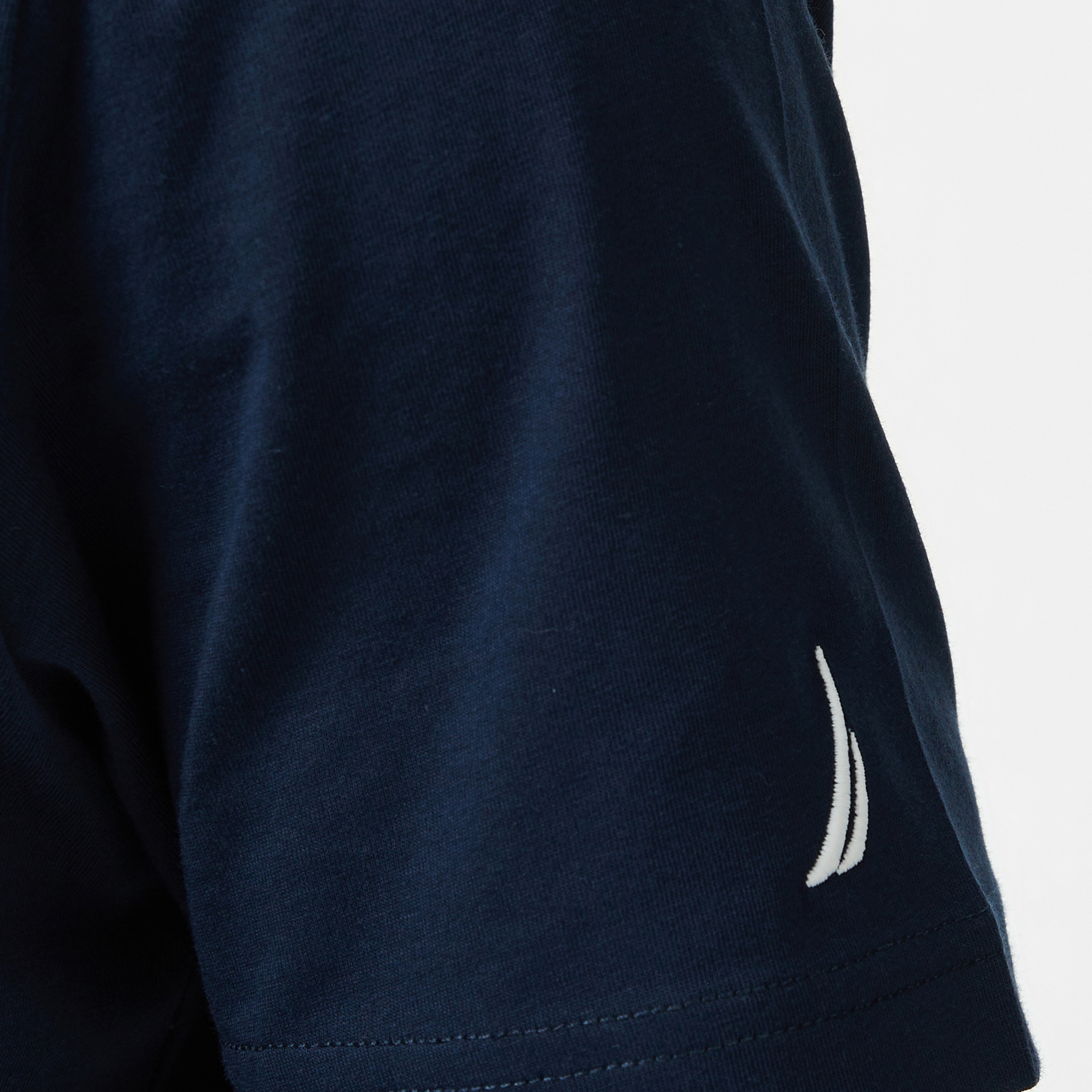 Nautica Erkek Lacivert Regular Fit Baskılı T-Shirt