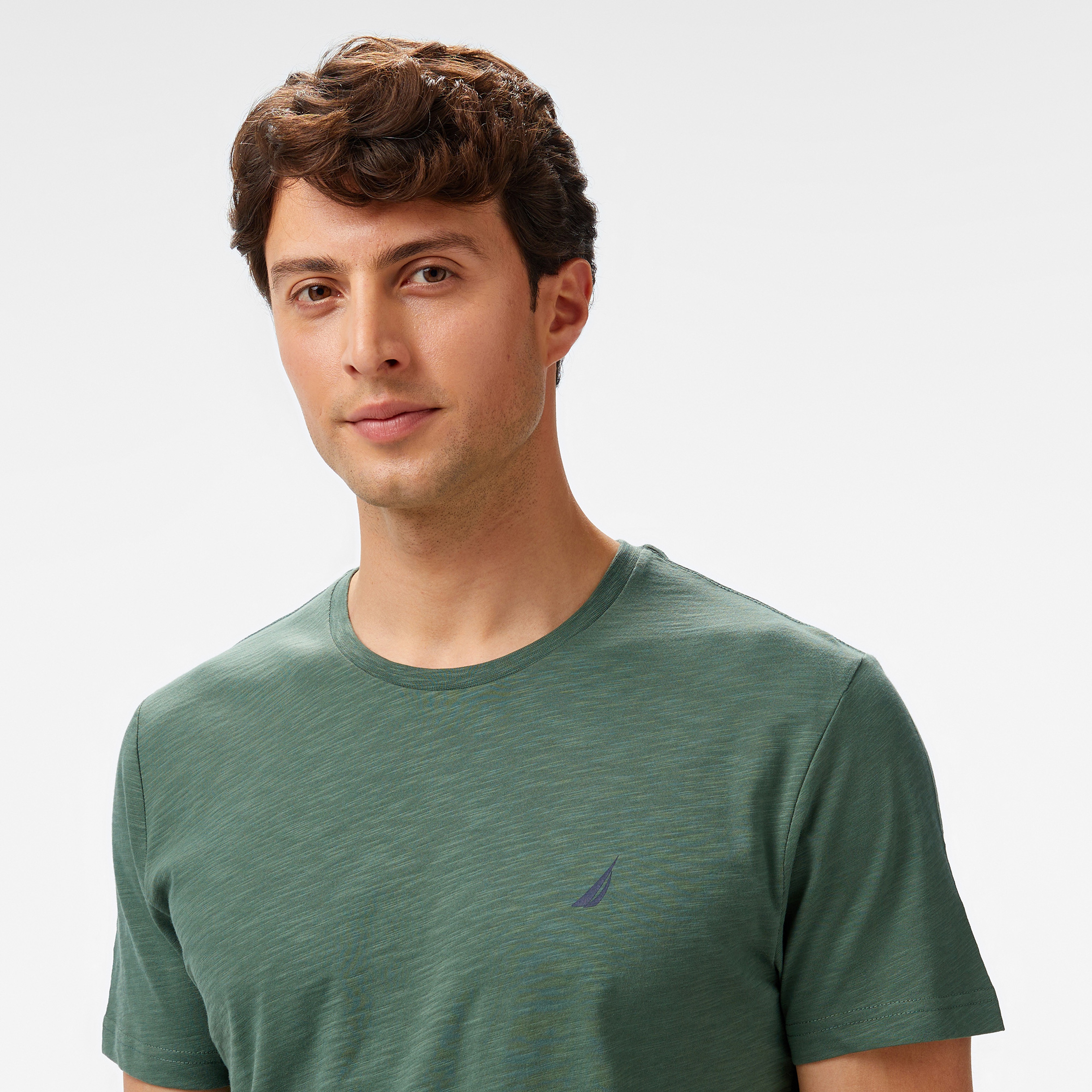 Nautica Erkek Yeşil Regular Fit T-Shirt