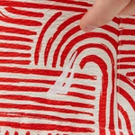 Nautica Erkek Kırmızı Regular Fit Desenli Deniz Şortu